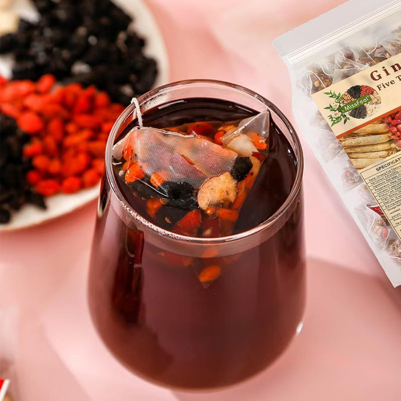 Ginseng Five Treasure Tea | شاي الجينسنغ بالكنوز الخمسة