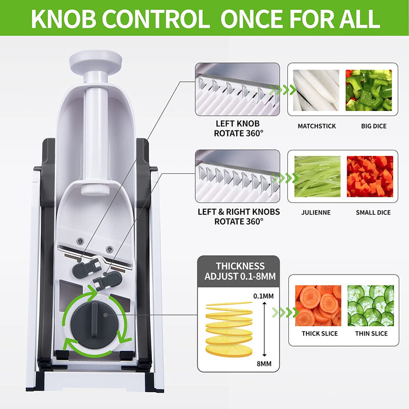 ✨ SafeSlice™ 4-in-1 Vegetable Cutter | سيف سلايس™ قطّاعة خضار 4 في 1