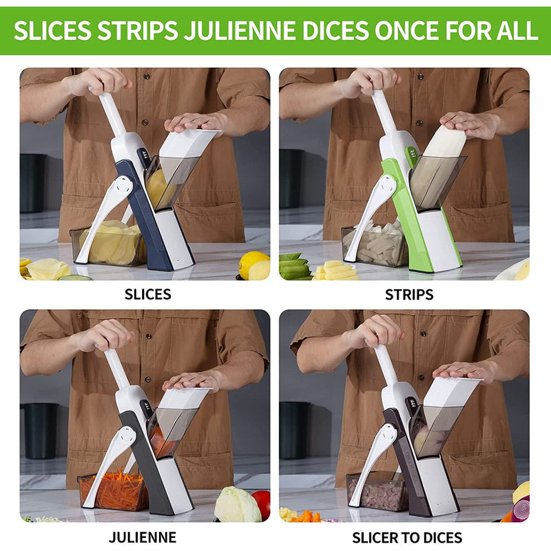 ✨ SafeSlice™ 4-in-1 Vegetable Cutter | سيف سلايس™ قطّاعة خضار 4 في 1